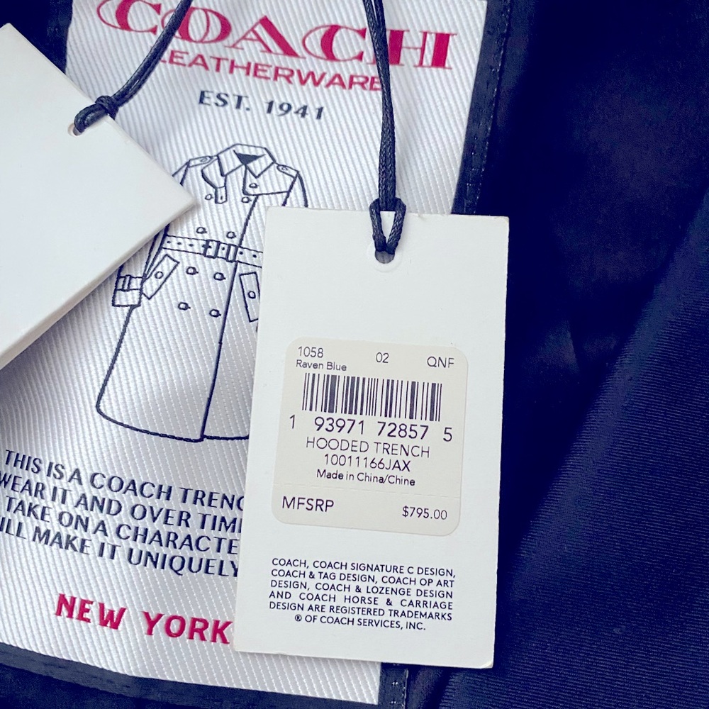 Brand new unworn women’s coach jacket